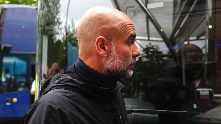 Pep Guardiola arrived at Bournemouth for what is set to be his final Premier League away day