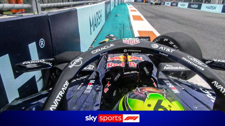 Miami Grand Prix: Isack Hadjar THUMPS car in anger after crashing out of Miami GP