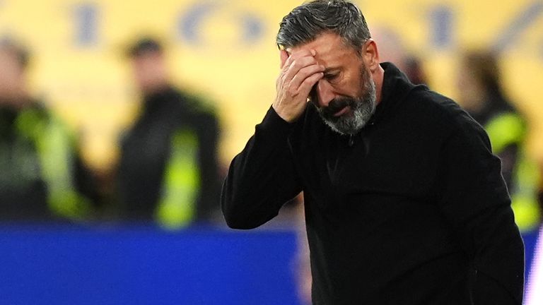 Hearts boss Derek McInnes called the decision to award Celtic a stoppage-time penalty to win at Motherwell "disgusting"