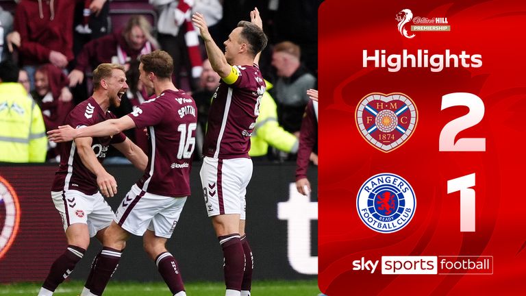 Hearts 2-1 Rangers