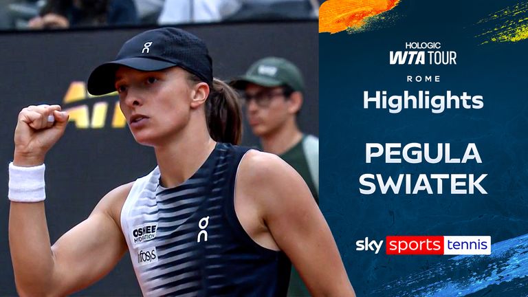 Swiatek dominates Pegula to progress to semis
