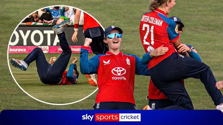 England vs India first T20: Issy Wong stuns with sensational grab to remove Richa Ghosh