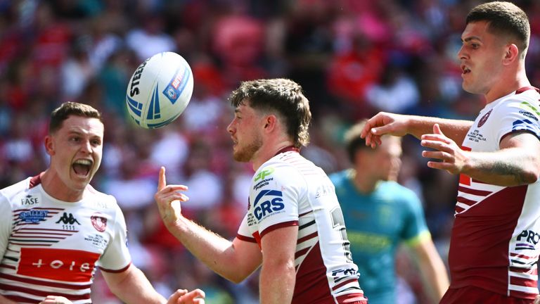 Challenge Cup Finals LIVE! Wigan lead KR in tight clash with star-man Lewis an injury worry