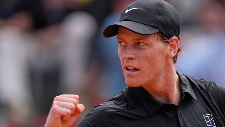 Italy's Jannik Sinner (AP Photo/Alessandra Tarantino)
