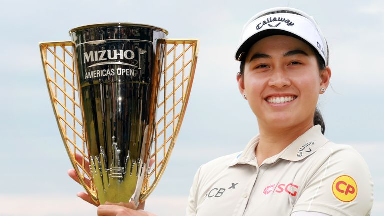 Jeeno Thitikul claimed victory at the LPGA Tour's Mizuho Americas Open
 