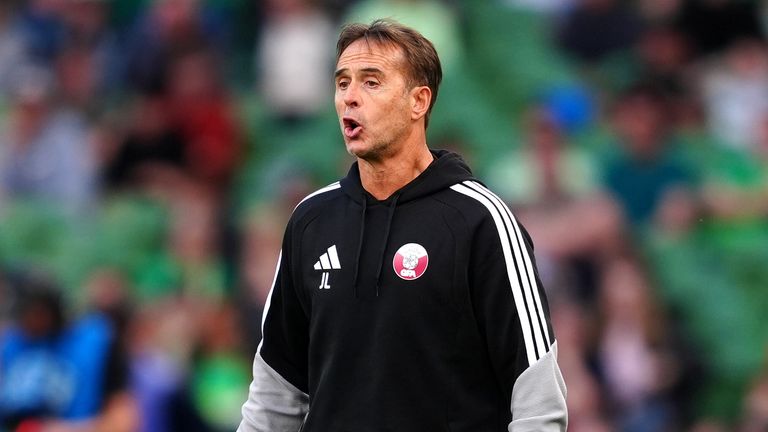 Former Wolves and West Ham manager Julen Lopetegui is now in charge of Qatar