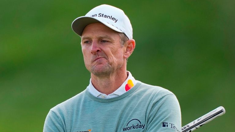 Justin Rose, PGA Championship 2026, Aronimink Golf Club (Associated Press)