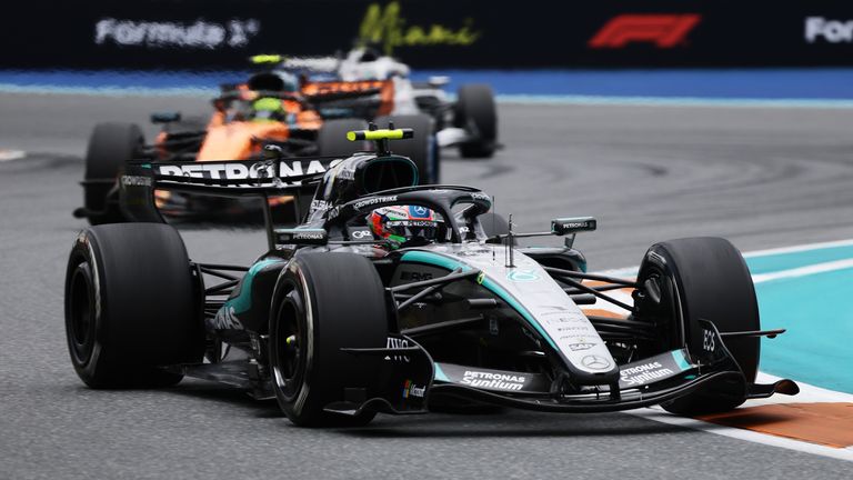 Miami GP: Antonelli leads Norris in thrilling battle for victory LIVE!
