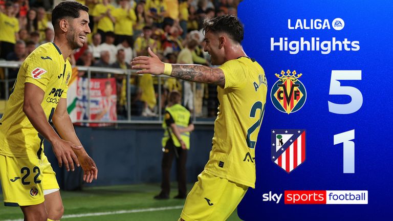Villarreal 5-1 Atletico Madrid | LALIGA highlights