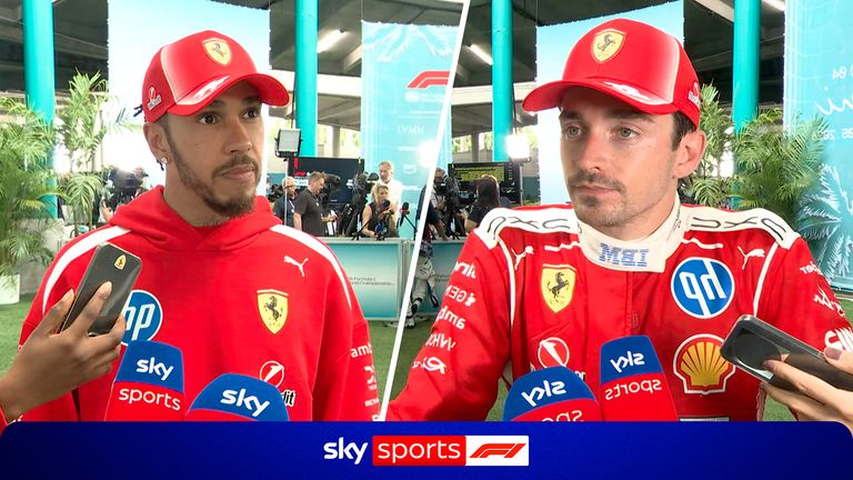 Ferrari's Lewis Hamilton and Charles Leclerc both share their despair following a disappointing Miami Grand Prix. 