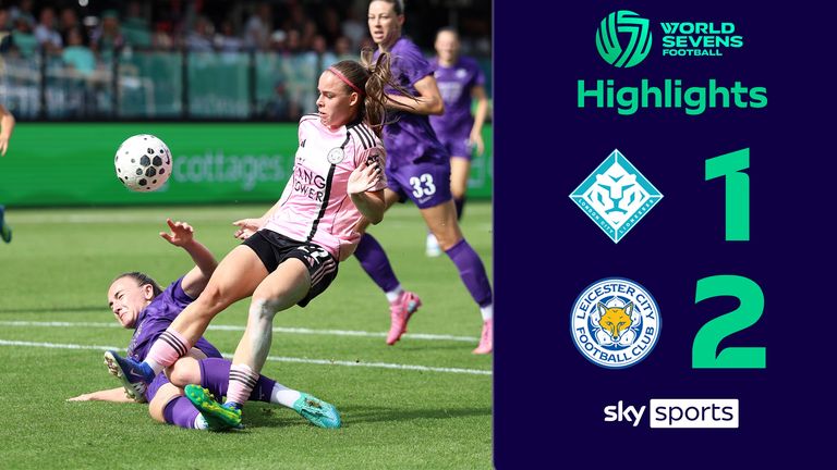 Highlights of the World Sevens match between London City Lionesses and Leicester.