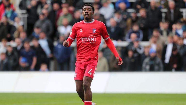 Malachi Fagan-Walcott of York City plays during the Enterprise National League match between Hartlepool United and York City at Victoria Park in Hartlepool, United Kingdom, on October 4, 2025. (Photo by Mark Fletcher/MI News/NurPhoto via Getty Images)