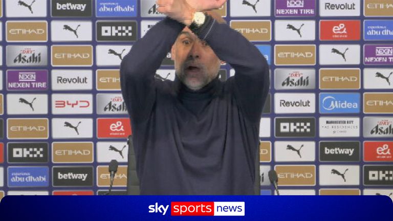 Pep Guardiola ended his press conference with a clear message ahead of Arsenal's trip to West Ham.