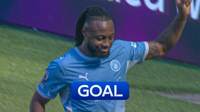 Semenyo scores for City.