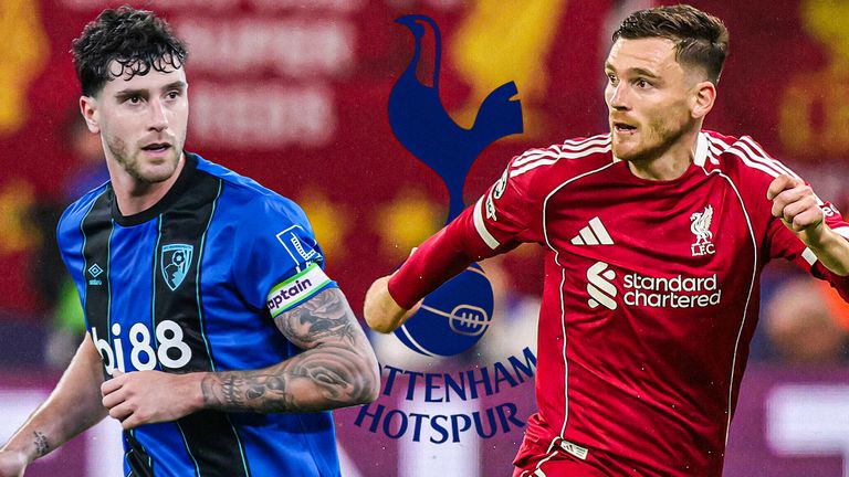 Marcos Senesi (left) and Andy Robertson