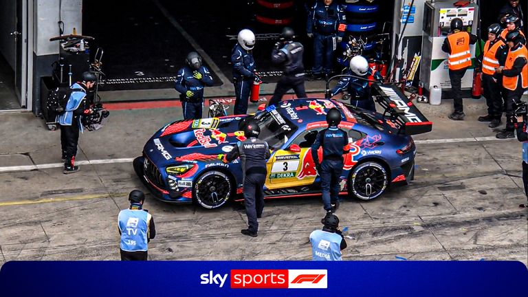 Max Verstappen's team were forced to retire the lead with a driveshaft failure in the final few hours of the 24hr Nurburgring race.