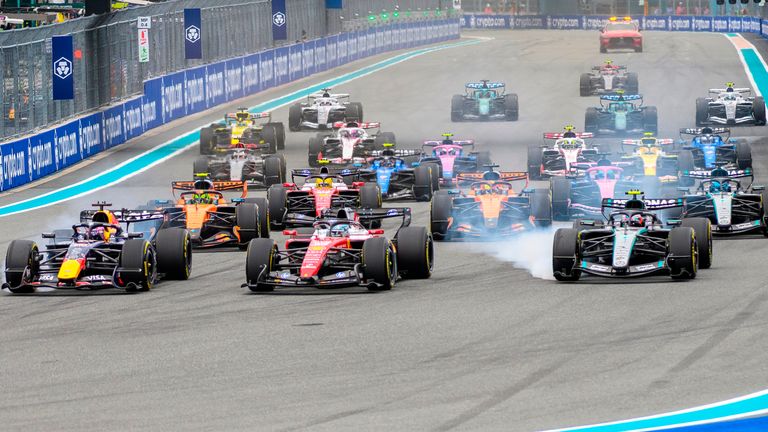 The start of the 2026 Miami GP