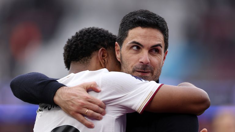 Mikel Arteta after Arsenal's 1-0 win against West Ham