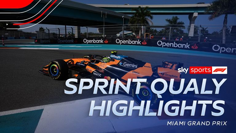 Highlights of Sprint Qualifying for the 2026 Miami Grand Prix.