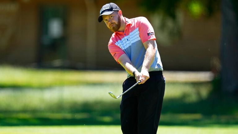 Nathan Kimsey of England plays his second shot on the 9th hole during Day four of the Le Vaudreuil Golf Challenge on July 10, 2022, at Golf 