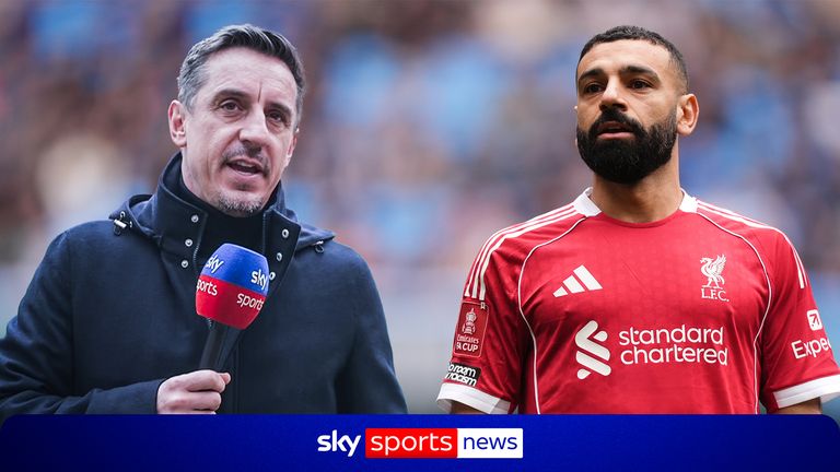 Gary Neville questions Mohamed Salah's decisoin to criticise Liverpool