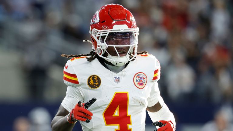 Kansas City Chiefs wide receiver Rashee Rice (AP Photo/Matt Patterson, File)