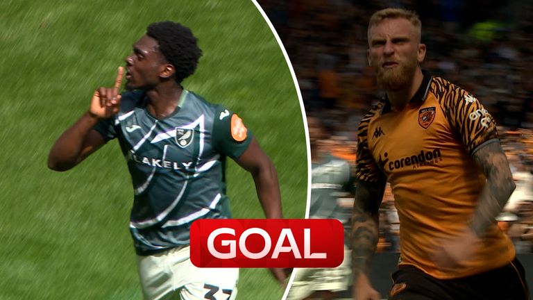 McBurnie levels for Hull from the penalty spot minutes after Mohamed Toure's fine opener for Norwich