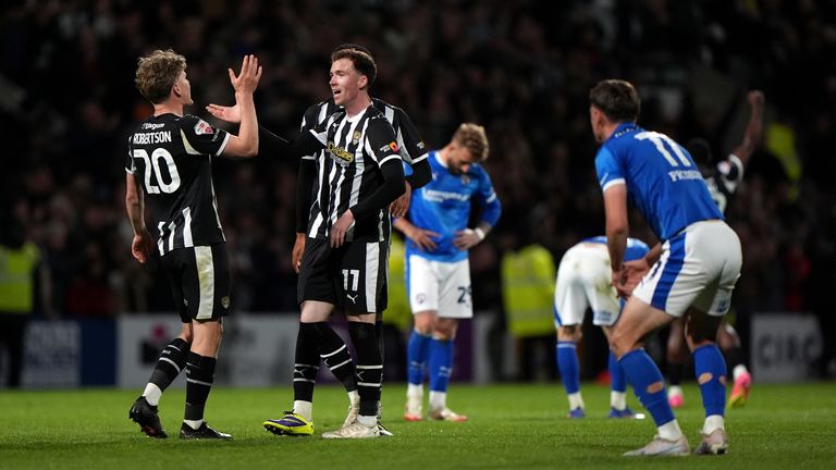 Notts County held off Chesterfield