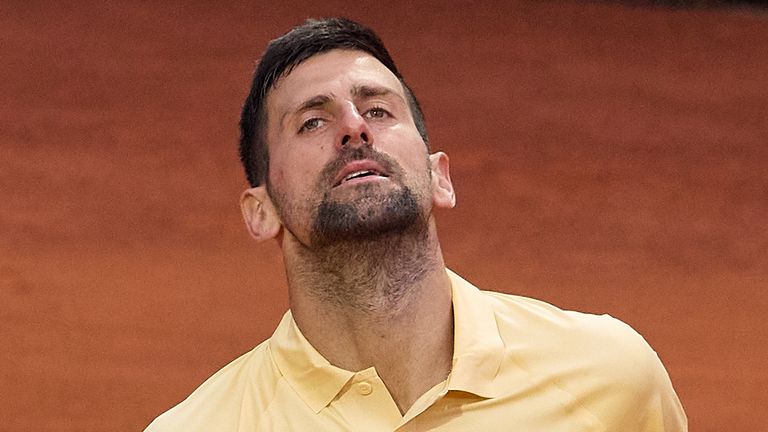Novak Djokovic was beaten by 20-year-old qualifier Dino Prizmic in his opening match at the Italian Open in Rome