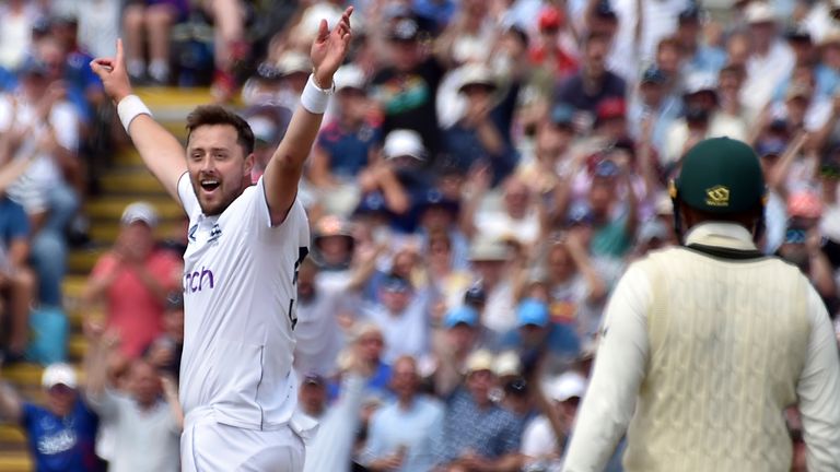 England's Ollie Robinson took six wickets over the weekend 