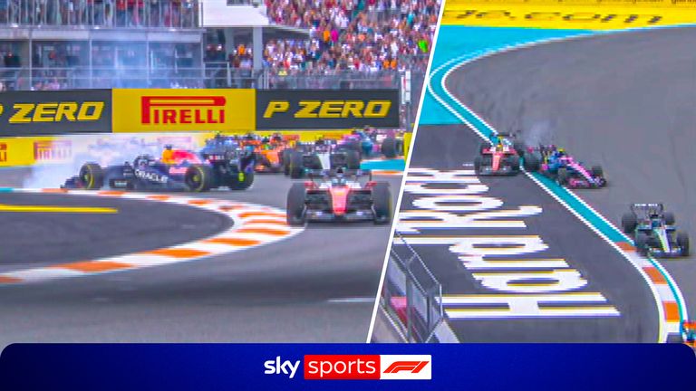 Opening lap in Miami.