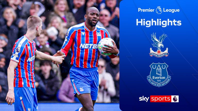 Palace vs Everton highlights