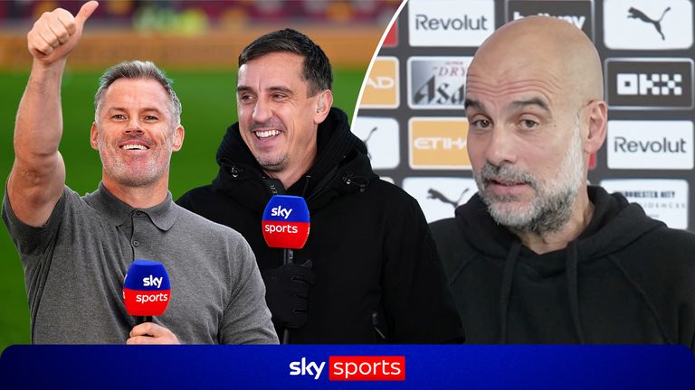 Pep Guardiola responds to what praise means to him for his decorated career in English football and reveals that Sir Alex Ferguson sent him a message after it was announced that he would leave Manchester City