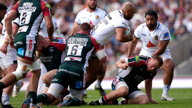 Exeter shock Leicester for crucial win to set up final-round play-off drama