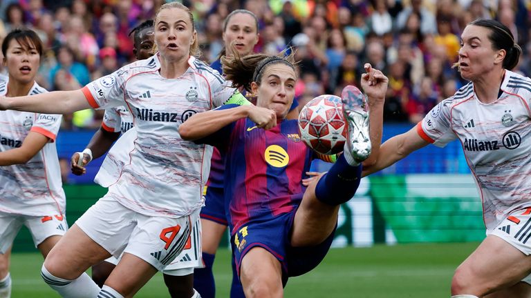 Alexia Putellas scored seven Champions League goals for Barca last term