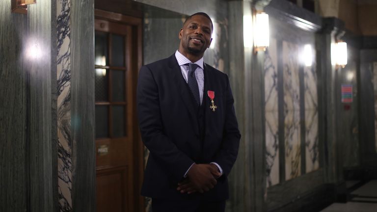 Dr Mark Prince OBE during a celebration in his honour hosted by The City of London Corporation, at the Old Bailey, London. Mark's 15 year old son, Kiyan Prince, was brutally stabbed and murdered for peaceably trying to break up a fight outside his school on 18th May 2006. PRESS ASSOCIATION Photo. Picture date: Tuesday March 19, 2019. Photo credit should read: Yui Mok/PA Wire