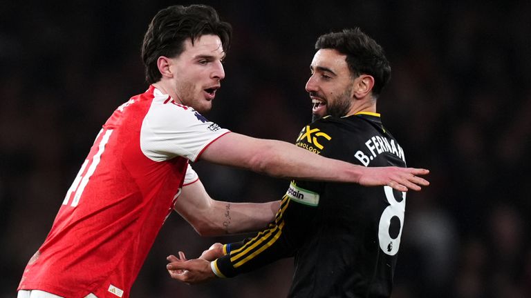 Bruno Fernandes Declan Rice