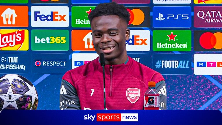 Saka - Arsenal CL