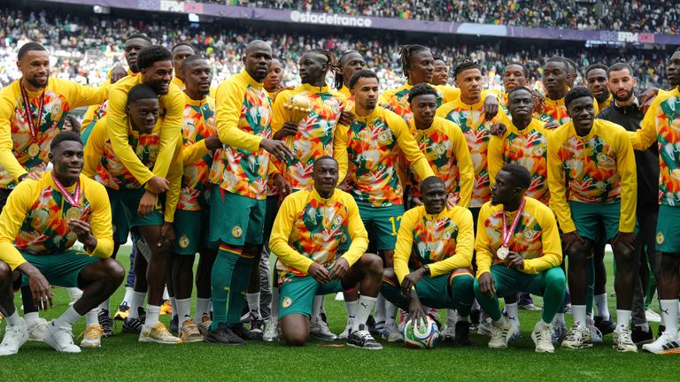 Senegal still paraded the AFCON trophy in a friendly against Peru, despite being stripped of the title