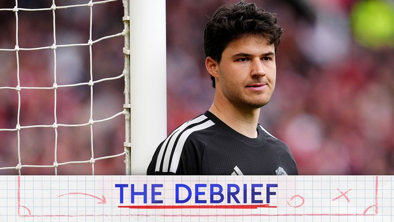 Senne Lammens is included in the alternative Premier League team of the season in The Debrief