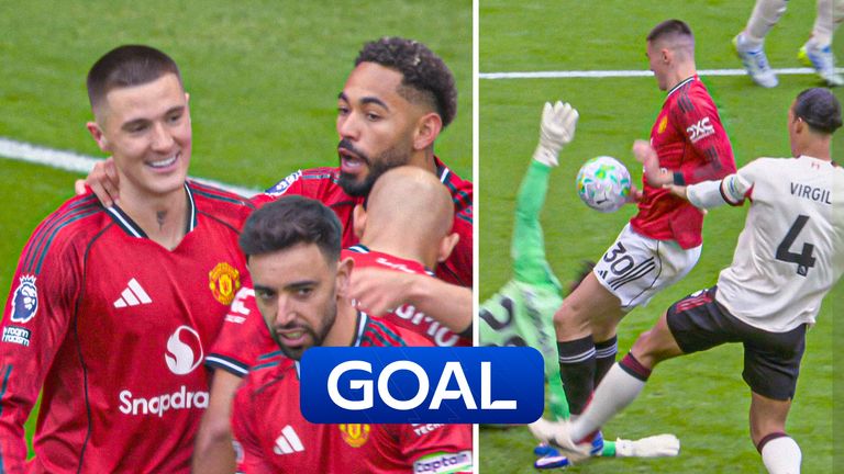 Sesko goal Man Utd