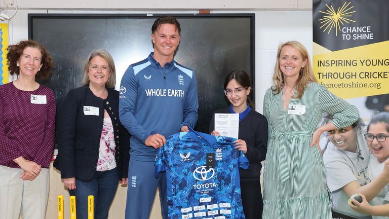 Sonny Baker was speaking at a Chance to Shine event where the children's charity marked its eight millionth participant since 2005