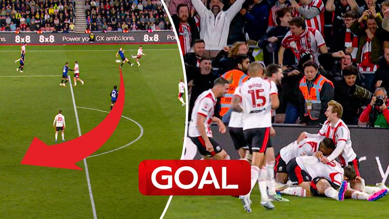 Southampton goal v MID