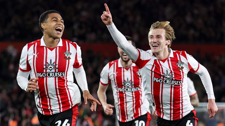 Shea Charles' 116th-minute strike sent Southampton to Wembley