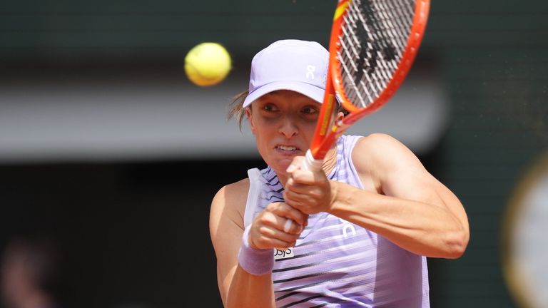 Iga Swiatek of Poland has crashed out in the fourth round of the French Open