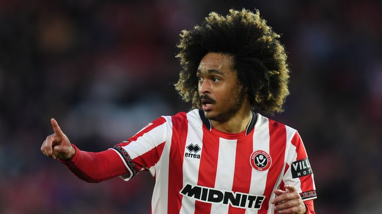 Sheffield United's Tahith Chong