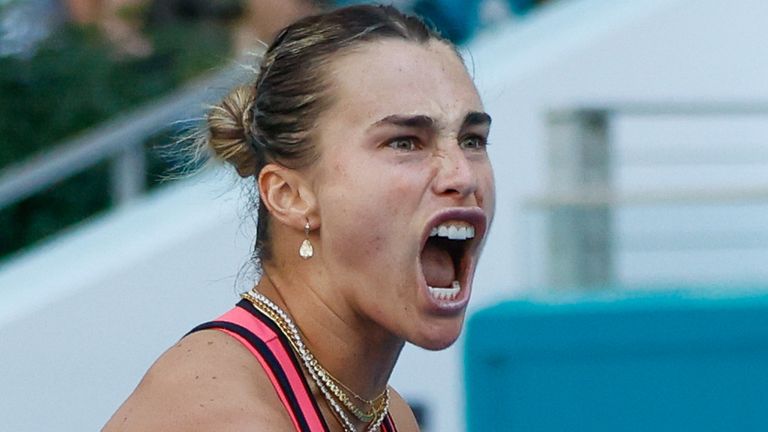 Aryna Sabalenka is the world No 1 in women' tennis (Photo by Chris Arjoon/Icon Sportswire)