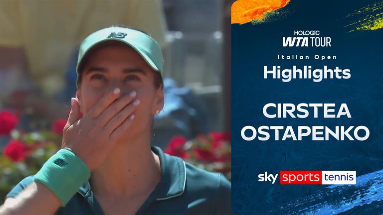 Highlights of the WTA Italian Open match between Sorana Cirstea and Jelena Ostapenko. 