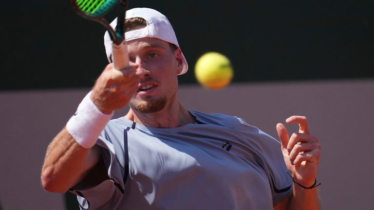 Britain's Toby Samuel faces Australia's Alex De Minaur in his first round match at the French Open Tennis Men's Singles.