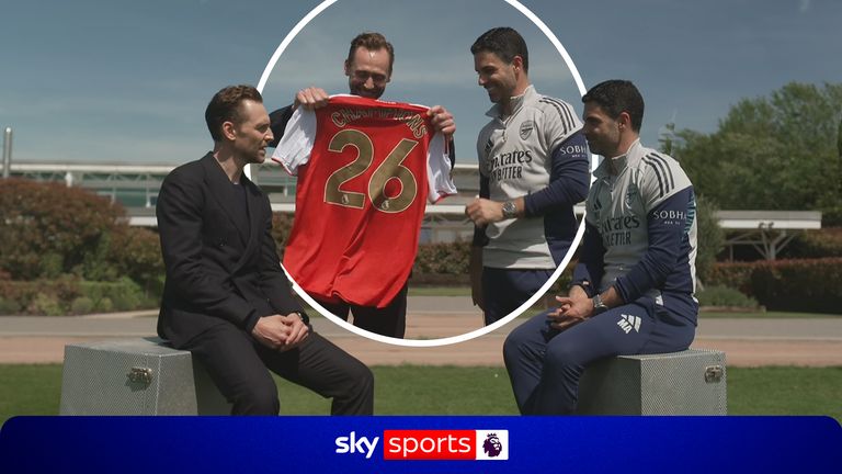 When Tom Hiddlestone met and interviewed Mikel Arteta 